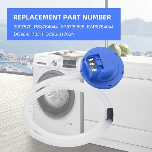 Vista 5 de DC96-01703H Interruptor de nivel de agua para lavadora Samsung Sensor de presión Accesorios de reemplazo DC96-01703N