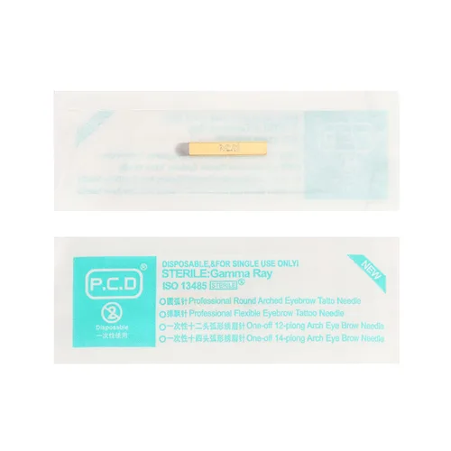 Vista 4 de PCD Microblade Needle, nuevo tatuaje de estrella, 50 piezas, PCD, 12 en forma de U, maquillaje permanente, agujas de microblading de cejas manuales