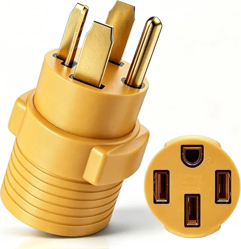 Vista 12 de Adaptador RV de 30 amperios a 110, enchufe de alimentación NEMA 5-15P NEMA 5-15P a L5-30R