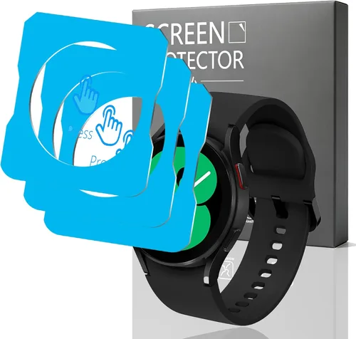 Vista 47 de Paquete de 3 protectores de pantalla para Amazfit Active 2, protección flexible de vidrio no templado, película protectora transparente HD