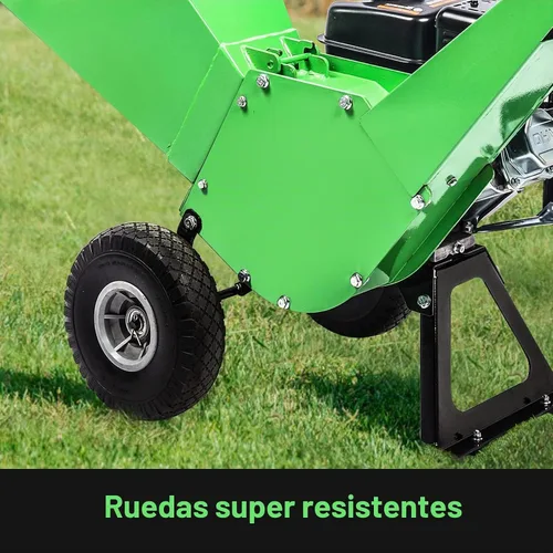 Vista 4 de R30 - Trituradora de madera 7HP a gas, diámetro máximo de corte de 3 pulgadas, construcción totalmente de acero, trituradora y astilladora