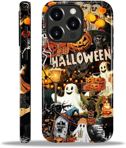Vista 28 de Funda para iPhone 13 iPhone 14, a prueba de golpes, funda protectora híbrida de 2 capas, doble protección contra caídas, antiarañazos, diseño