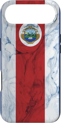 Vista 27 de Bandera de Costa Rica y fondo elegante - Funda del orgullo costarricense para iPhone 17