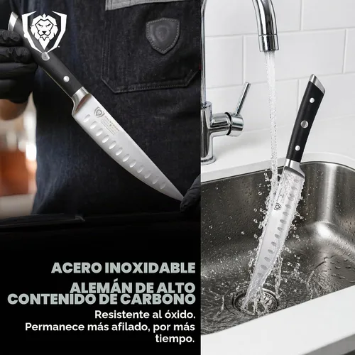 Vista 3 de Dalstrong Cuchillo de filete de 6" - Acero alemán forjado HC