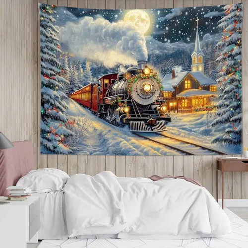 Vista 18 de HVEST Tapiz de mariposa para decoración de habitación, mariposas azules de fantasía en cielo estrellado, tapiz para colgar en la pared, tapiz negro