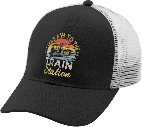 Vista 2 de devor Baseball Cap Take Him to The Train Station Dad Hat for Women Funny Dad Hat Adjustable