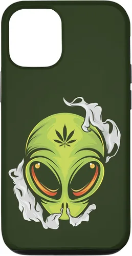 Vista 28 de Alien UFO Cannabis Marijuana Weed Hemp THC Ganja Gift Case for iPhone 17