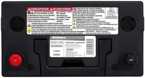 Vista 3 de ACDelco - Batería híbrida Advantage AGM para vehículos