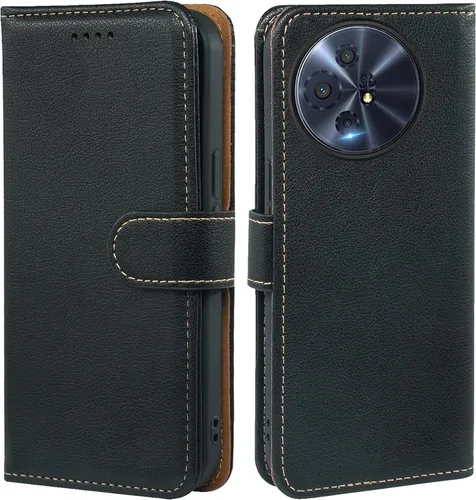Vista 30 de Funda tipo cartera para Motorola Moto G Power 2026/2025, con bloqueo RFID, de piel sintética, para Moto G Power 2026, cierre magnético, tarjetero