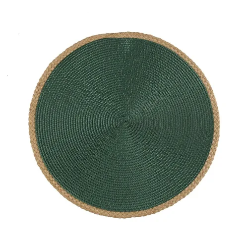 Vista 3 de Salvamantel Versa Verde Yute Polipropileno Jacinto de agua 38 x 38 cm