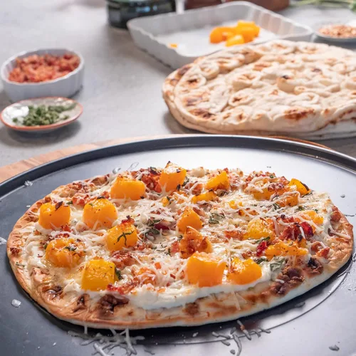Vista 4 de Toufayan Original Naan Tandoori Sin OMG y vegano (paquete de 3, 12 panes planos en total)
