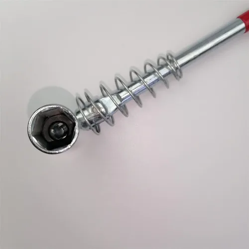 Vista 6 de Llave de bujía de 5/8 pulgadas (16 mm), mango largo extendido, llave universal de enchufe de bujía con mango en T, removedor e instalador de enchufe