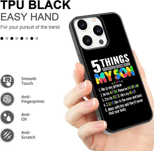 Vista 2 de Funda de teléfono para iPhone 16 16E 15 14 13 12 11 Pro Max S25 S24 S23 S22 S21 FE Plus Note 20 Ultra A16 A15 A54 A14 A13 Negro