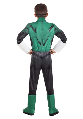 Vista 5 de Disfraz Deluxe de Linterna Verde para Niños Multicolor