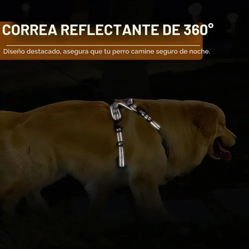 Vista 6 de FURRYFECTION Plaid Dog Harness with Leash and Seat Belt Set, Beige&White, M Tartán beige