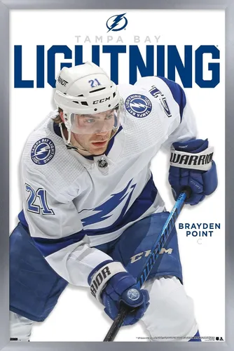 Vista 10 de Trends International NHL Tampa Bay Lightning - Póster de pared de la serie 23 de Brayden Point Versión enmarcada en blanco