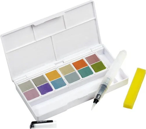 Vista 4 de Derwent Pintura Metálica - Paleta de 12 tonos