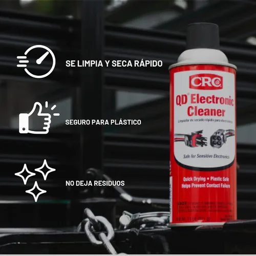 Vista 2 de CRC 05103 QD Limpiador electrónico -11 Wt Oz - Paquete de 3