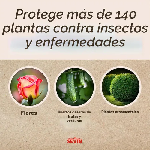 Vista 3 de Polvo de azufre Sevin, 1.25 libras