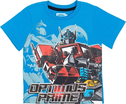 Vista 6 de Transformers Bumblebee Optimus Prime Boys 3 Pack de camiseta de manga corta