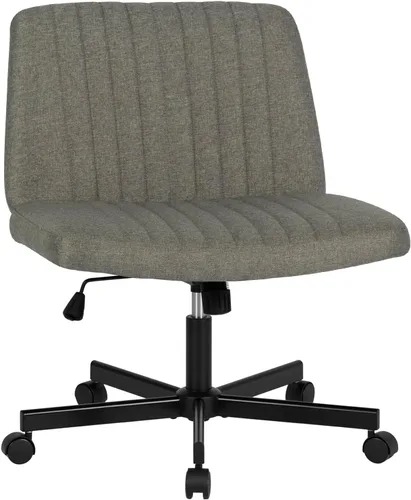 Vista 11 de PayLessHere Silla cruzada con ruedas Rosa Silla de escritorio sin brazos