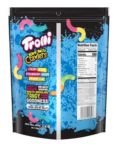 Vista 6 de Trolli Sour Brite Octopus (5 libras) y Sour Brite Crawlers Gummy Candy (28.8 oz)