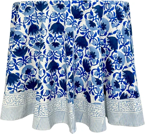 Vista 59 de ATOSII Mantel 100% algodón, Amara, floral, hecho a mano, rectangular, de lino, para cocina, comedor, fiestas, bodas, exteriores, picnics, Pascua