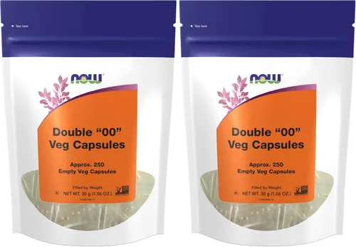 Vista 10 de Cápsulas vegetales de Now Foods Doble “00” cápsulas vacías, 250 unidades, 1, 1