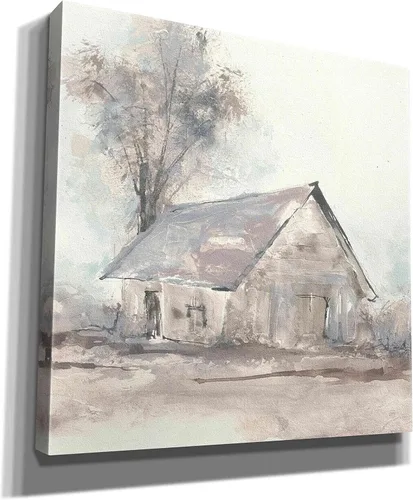 Vista 2 de Epic Graffiti Barn III por Chris Paschke, lienzo de arte de pared Giclée, 12 x 12 pulgadas