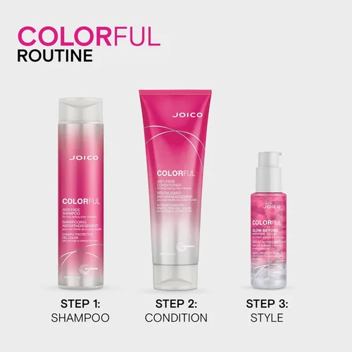 Vista 5 de Joico Colorido champú y acondicionador antidecoloración Para cabello teñido Conserva el color y la vitalidad del cabello a largo plazo Aumenta