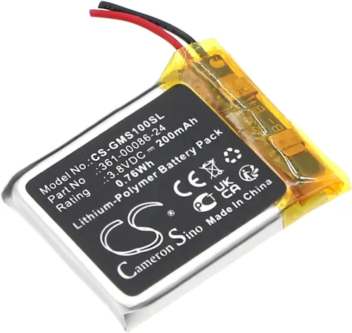 Vista 2 de Batería para Garmin Instinct Solar GPS PN: Garmin 361-00086-24 200mAh / 0.76Wh