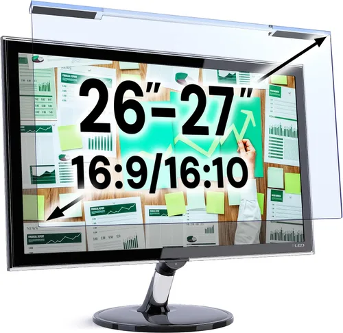 Vista 26 de VINTEZ Panel protector de pantalla de bloqueo de luz azul de 14 pulgadas para monitor de computadora y portátil de pantalla ancha 16:9 – Película