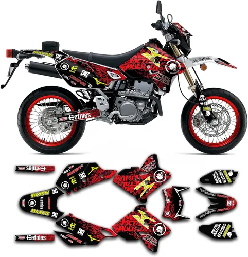 Vista 15 de Kit de calcomanías personalizadas para Suzuki DRZ400 E / DRZ400 Enduro / DRZ400E / DR-Z400E / DRZ400 EN 1999-2024, SZDRSE9919003-KO