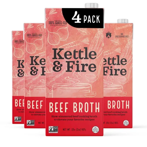 Vista 10 de Kettle And Fire Caldo de Res para Cocinar 32 OZ