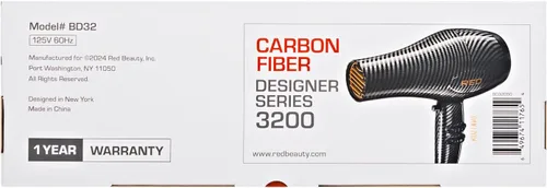 Vista 6 de RED Designer Series 3200 - Secador de pelo, 3 ajustes de calor y 2 velocidades, tiro fresco, 25% más flujo de aire, Pik desenredante patentado