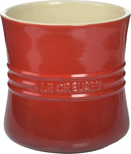 Vista 2 de Le Creuset Stoneware - Vasija para utensilios, 2 1/2 cuartos de galón, NOtamaño, Caribe