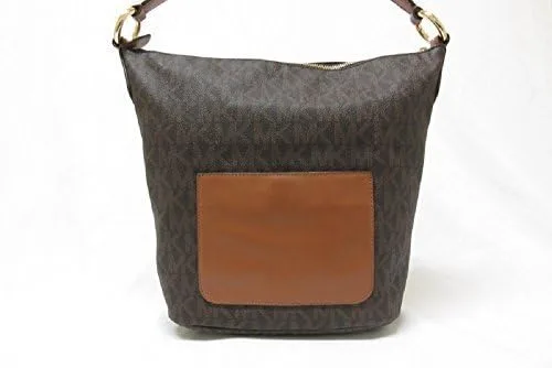 Vista 2 de MICHAEL Michael Kors Elana grande convertible hombro marrón bolso