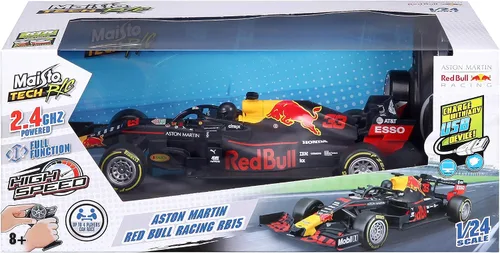 Vista 4 de Maisto M82351 Aston Martin Max 1:24 Premium RC F1 2018 RED Bull RB15 Verstappen, Multicolor