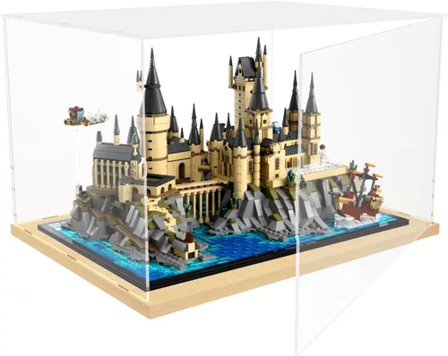 Vista 26 de Choowin Vitrina de acrílico para casco de Lego Star Wars para casco de Lego Capitán Rex, vitrinas de acrílico transparente grueso