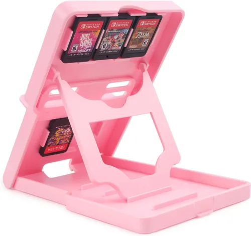 Vista 3 de TIKOdirect Soporte de interruptor para Nintendo Switch, Steam Deck, Switch OLED, Switch Lite, lindo soporte ajustable Kawaii, soporte antideslizante