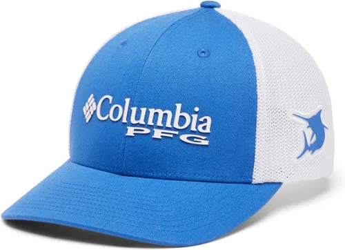 Vista 7 de Columbia Gorra de bola de malla Bandera antigua de malva/blanco/pescado