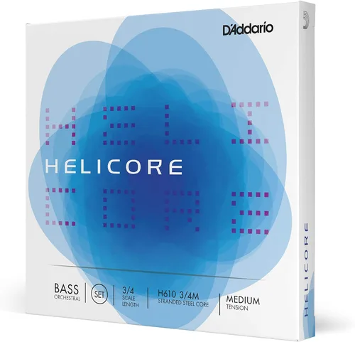 Vista 7 de D'Addario Helicore Orchestral Bass Single A String, escala 3/4, tensión media