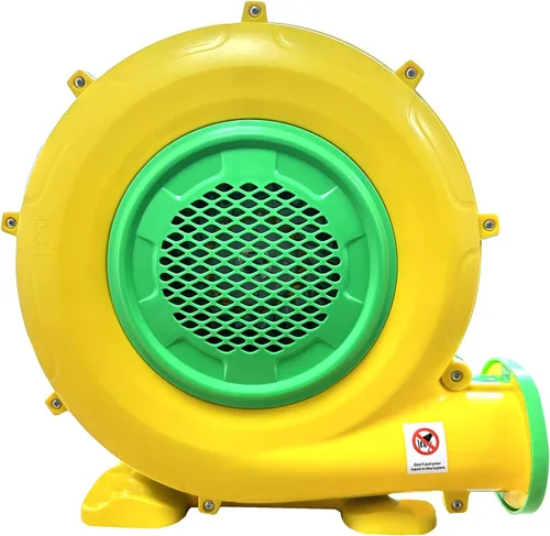 Vista 4 de Soplador de casa de rebote de 480 W, soplador de aire de 0.6 HP para casas de rebote al aire libre, toboganes, puentes, cabina de pintura y otros