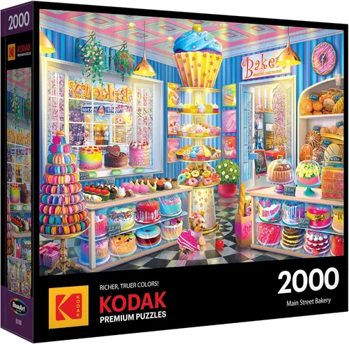 Vista 8 de RoseArt - Kodak Premium Collector - Hometown Celebration - Rompecabezas de 2000 piezas para adultos