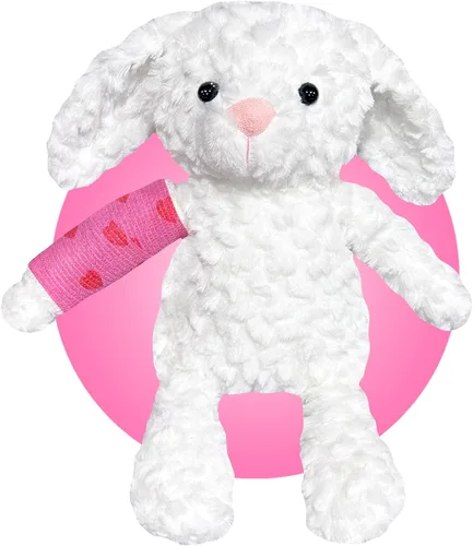 Vista 6 de Regalo de brazo roto/pierna para niños, elige el color y la ubicación del molde - 20 animales de peluche diferentes de 14 pulgadas con moldes