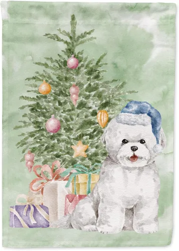 Vista 19 de Caroline's Treasures CK8213GF Bulldog Inglés #2 Regalos de Navidad y árbol de jardín Bandera de buzón Bandera decorativa para patio exterior, patio