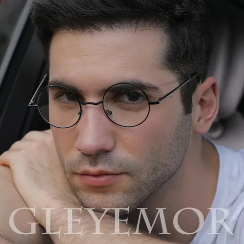 Vista 3 de Gleyemor John Lennon - Lentes de sol polarizados pequeños y redondos para hombres y mujeres, círculos hippie, lentes rojos y amarillos
