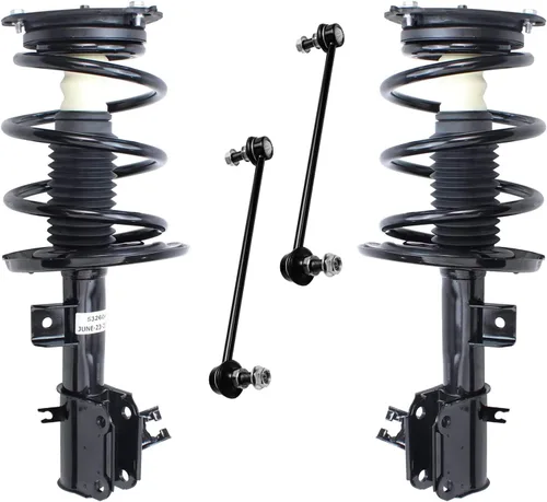 Vista 57 de Detroit Axle - Kit de 4 piezas de puntales delanteros para Toyota Highlander 2001 2002 2003, enlaces de barra antivuelco estabilizadores y puntales