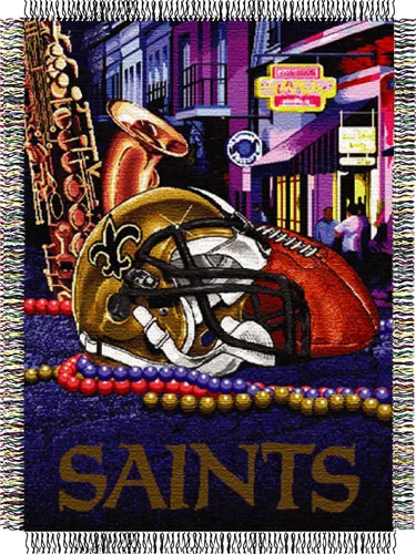 Vista 71 de Northwest NFL Woven Tapestry Wall Hanging, 48 x 60 Inches, Officially Licensed, Decorative Fringes