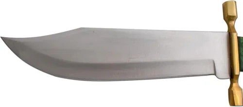 Vista 4 de Cuchillo de caza de hoja fija de 15 '' con funda de cuero (BGW)